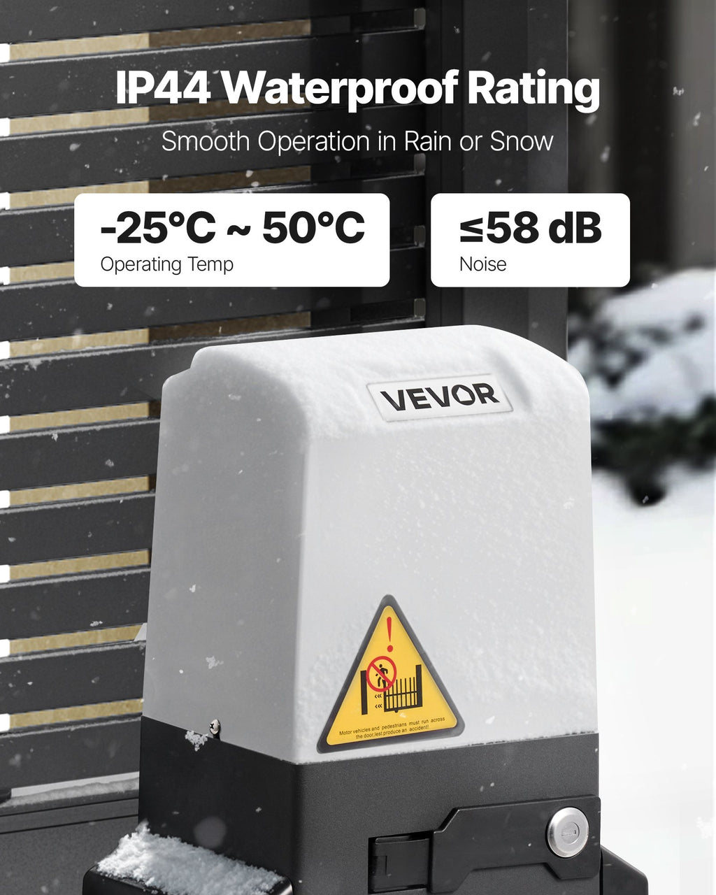 Automatinė stumdomų vartų pavara VEVOR MD280, 816 kg keliamoji galia