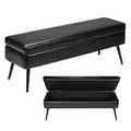 Suoliukas su daiktadėže VEVOR CWD0115CA-KD-BLACK, 120 cm ilgio