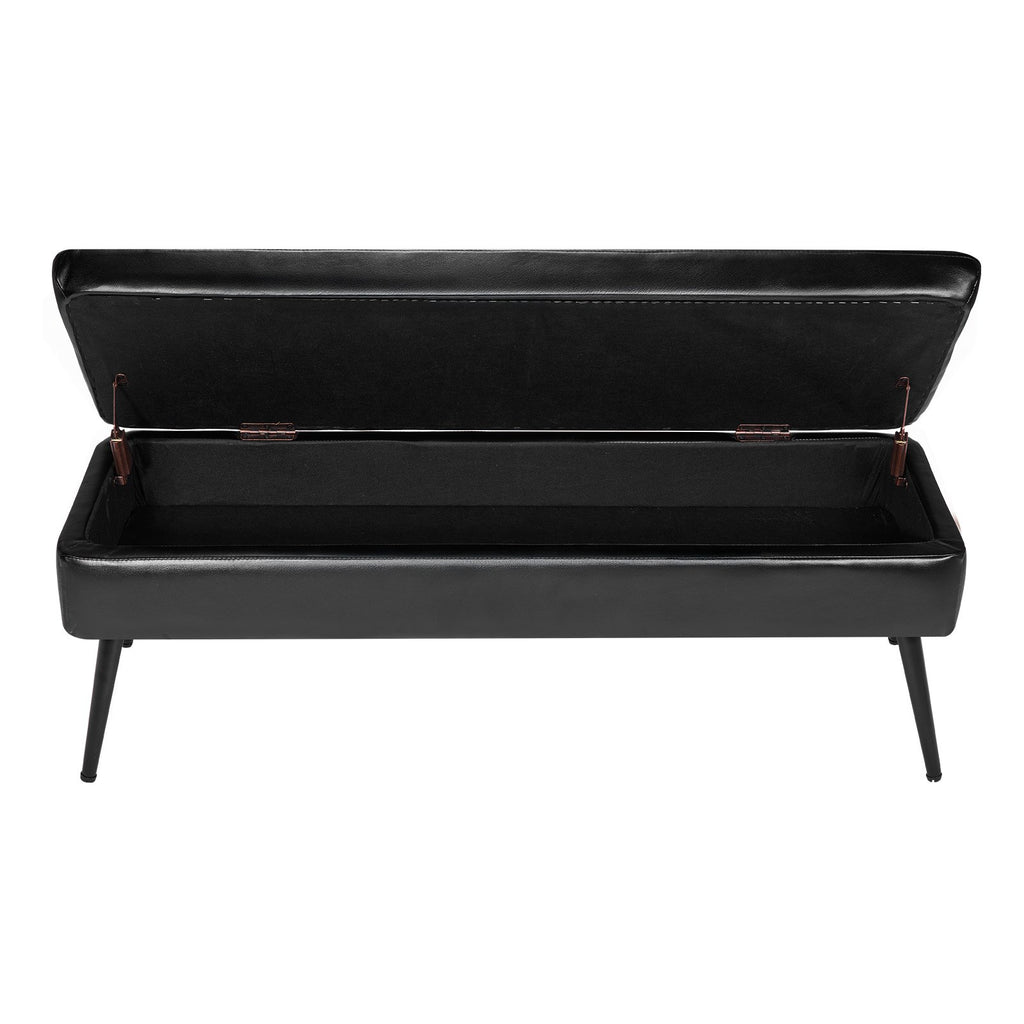 Suoliukas su daiktadėže VEVOR CWD0115CA-KD-BLACK, 120 cm ilgio