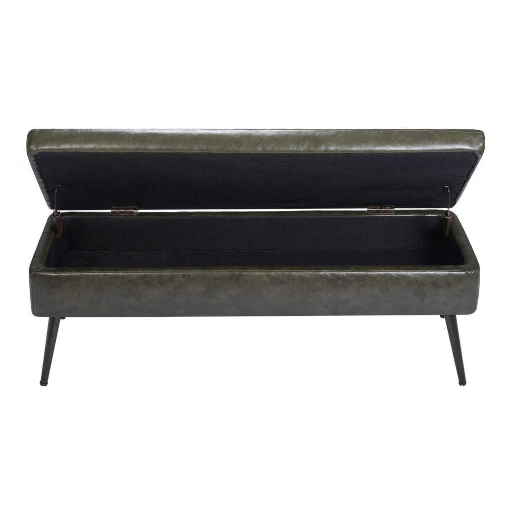 Suoliukas su daiktadėže VEVOR CWD0115CA-KD-GREEN, 120 cm ilgio