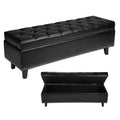 Suoliukas su daiktadėže VEVOR CWD0117CA-KD-BLACK, 130 cm ilgio
