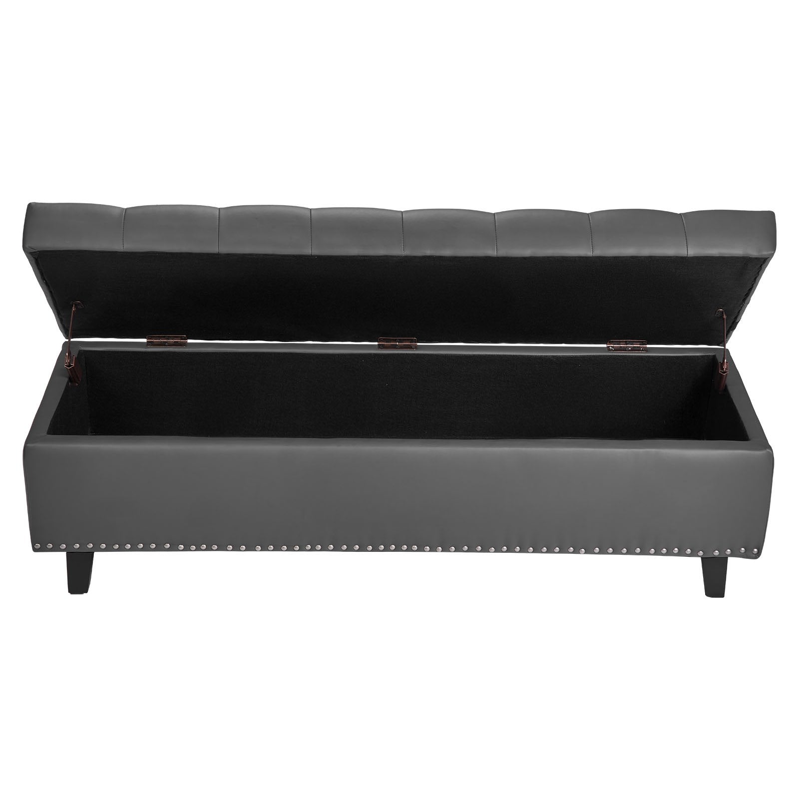 Suoliukas su daiktadėže VEVOR CWD0117CA-KD-GRAY, 130 cm ilgio