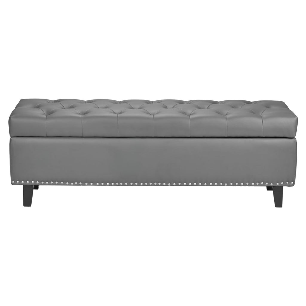 Suoliukas su daiktadėže VEVOR CWD0117CA-KD-GRAY, 130 cm ilgio