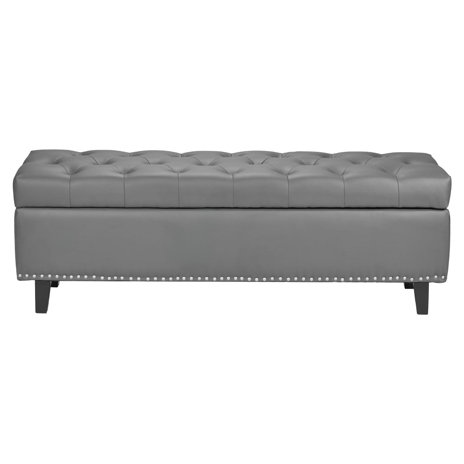 Suoliukas su daiktadėže VEVOR CWD0117CA-KD-GRAY, 130 cm ilgio