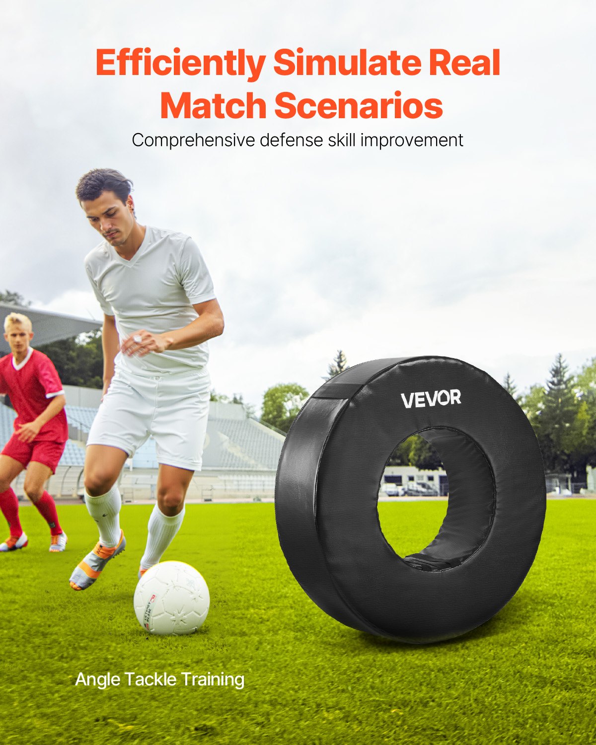 Amerikietiško futbolo treniruočių ratas VEVOR NTRLZQ-002, 70,5 cm skersmens