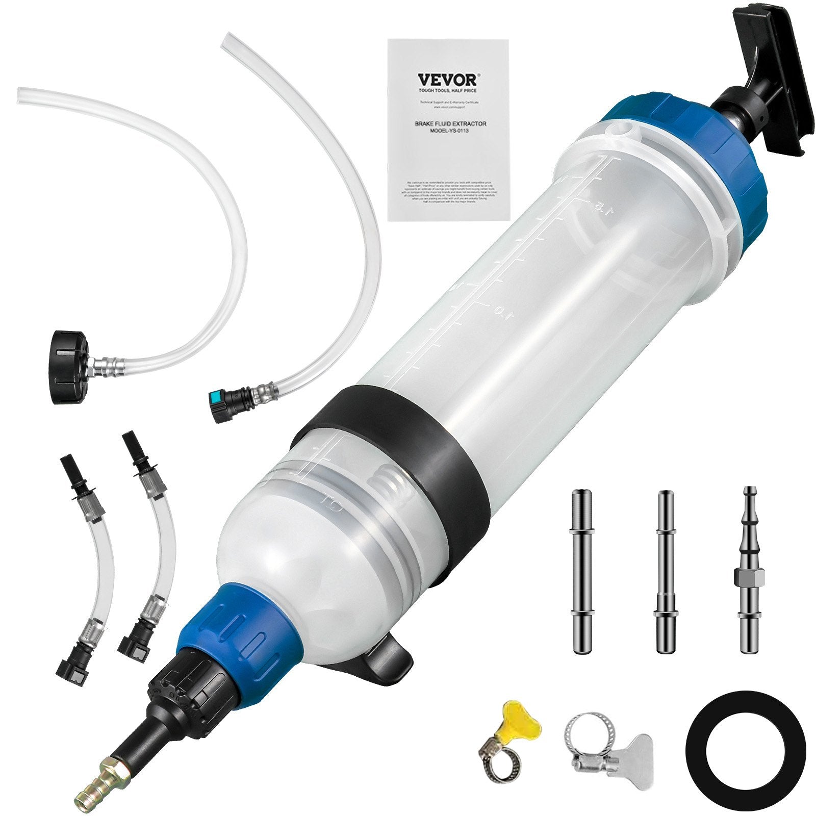Transmisinės alyvos siurblys VEVOR 1.5L Oil Extractor, 1,5 l talpa