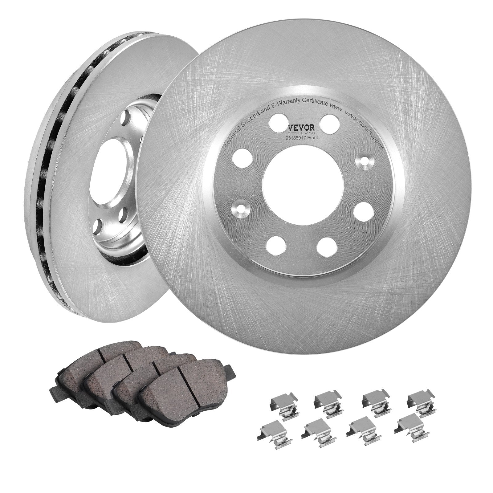 Priekinių stabdžių komplektas VEVOR Vauxhall Adam / Corsa D, 257 mm