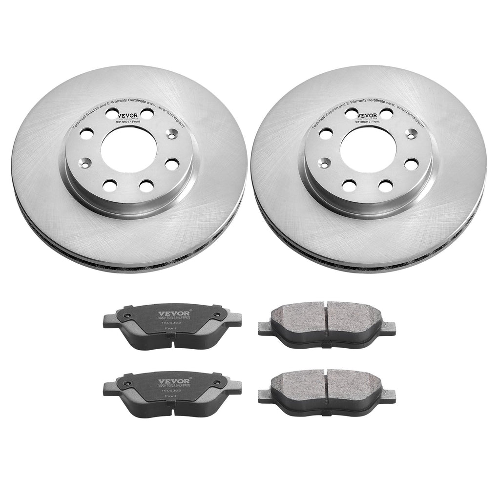Priekinių stabdžių komplektas VEVOR Vauxhall Adam / Corsa D, 257 mm