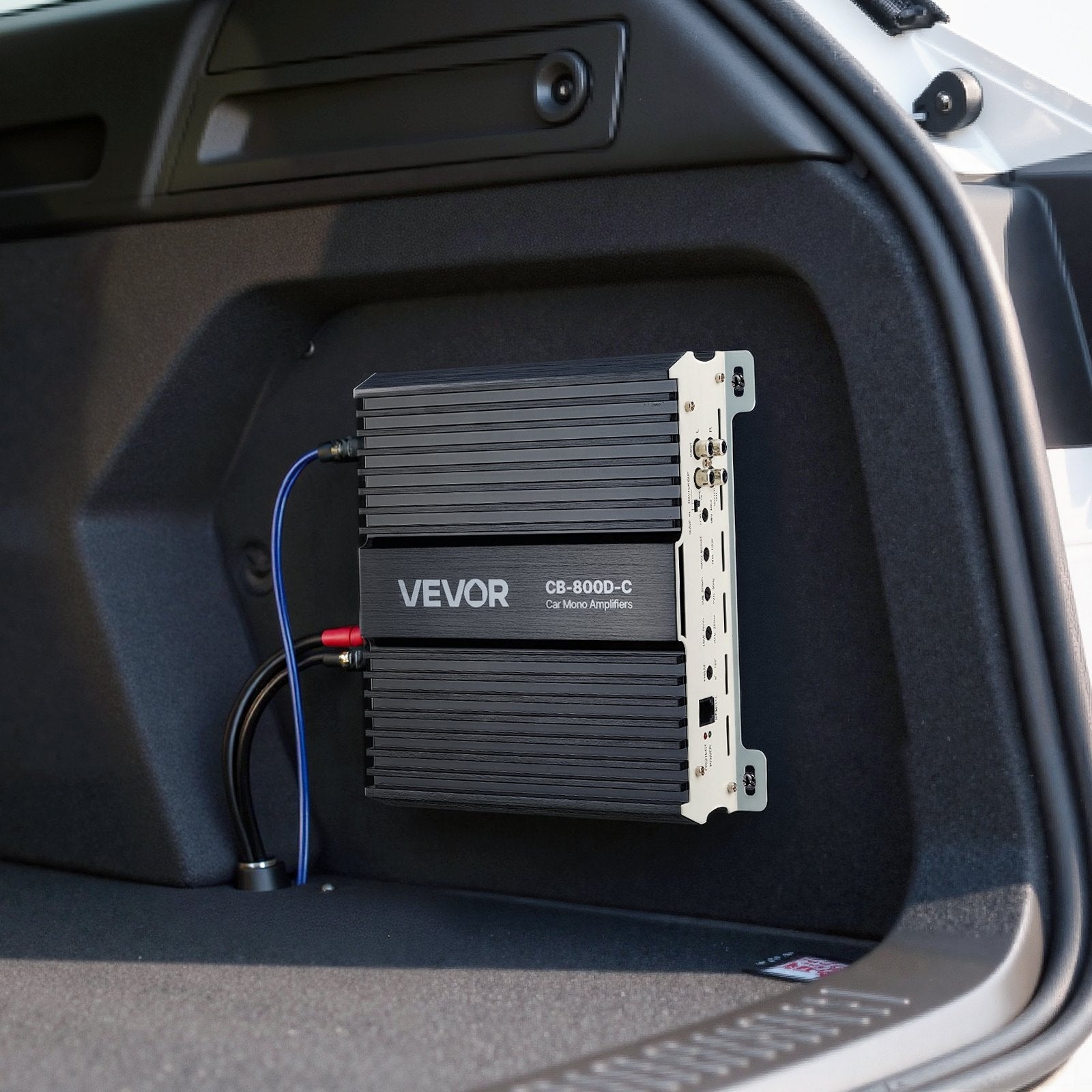 Vienkanalis automobilinis stiprintuvas VEVOR CB-800D-C, 800W RMS