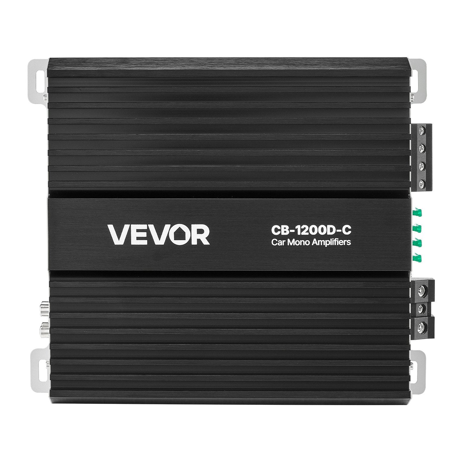 Vienkanalis automobilinis garso stiprintuvas VEVOR CB-1200D-C, 1200W RMS