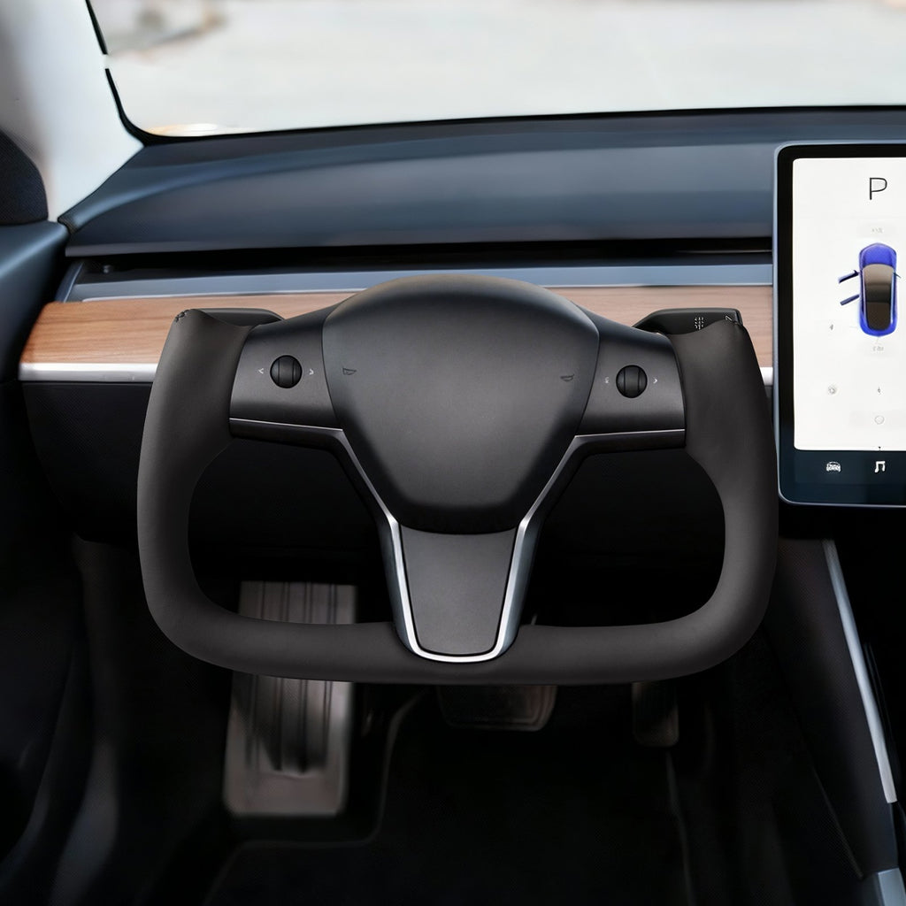 Vairas VEVOR Tesla Model 3 (2016-2023), anglies pluoštas su šildymo funkcija