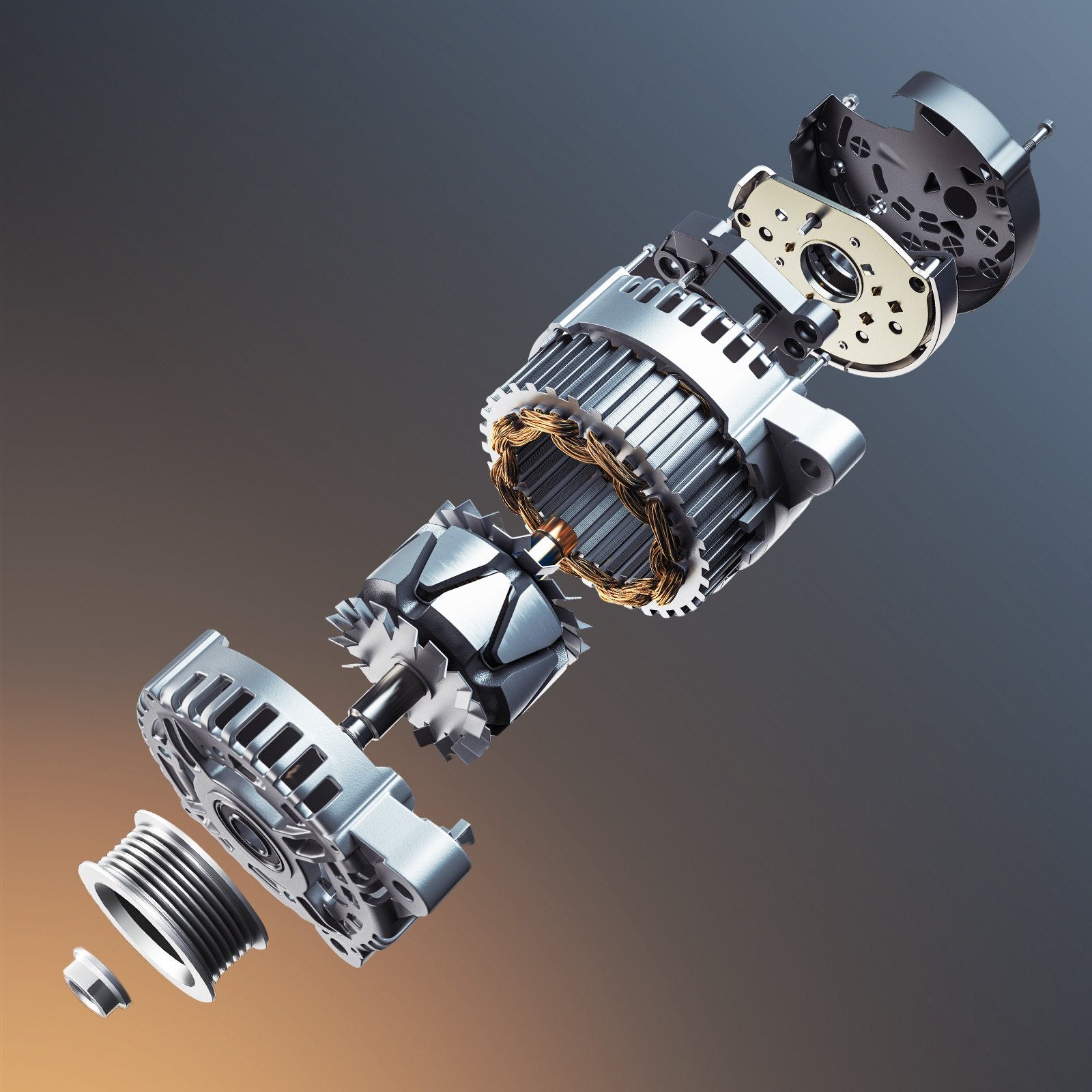 Automobilinis generatorius VEVOR 10464443, 12V