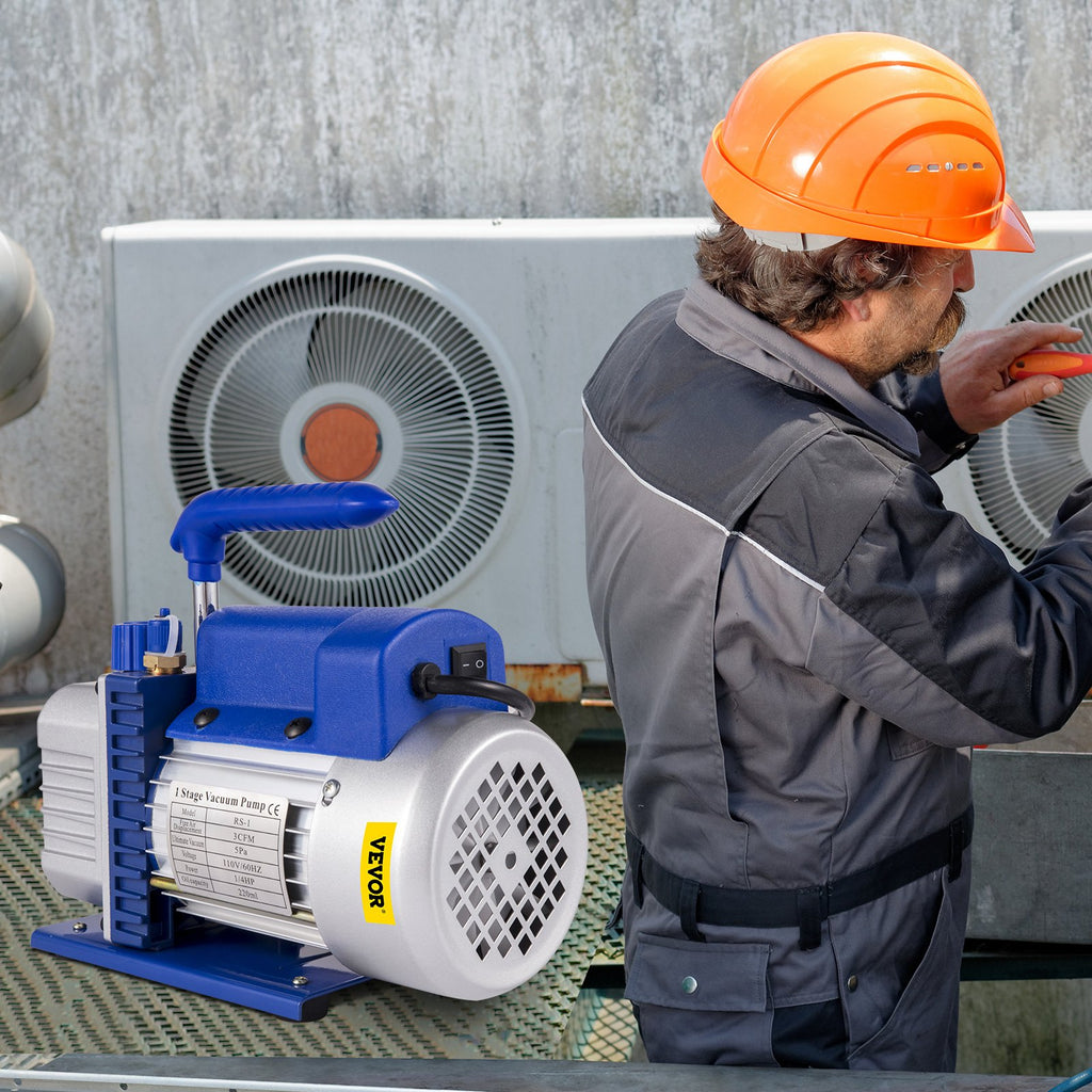 Vakuuminė kamera su siurbliu Vevor 5,7 L, 186 W