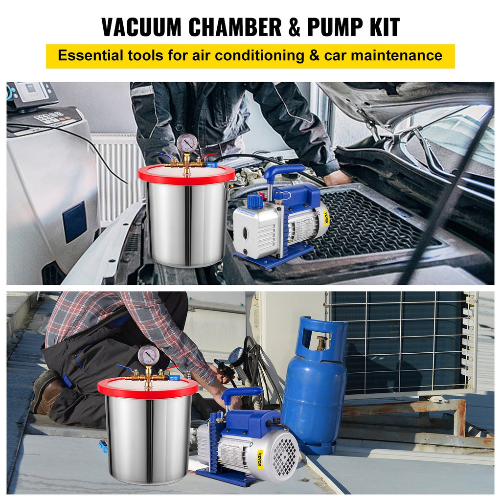 Vakuuminis siurblys su kamera Vevor 11 L, 117 l/min