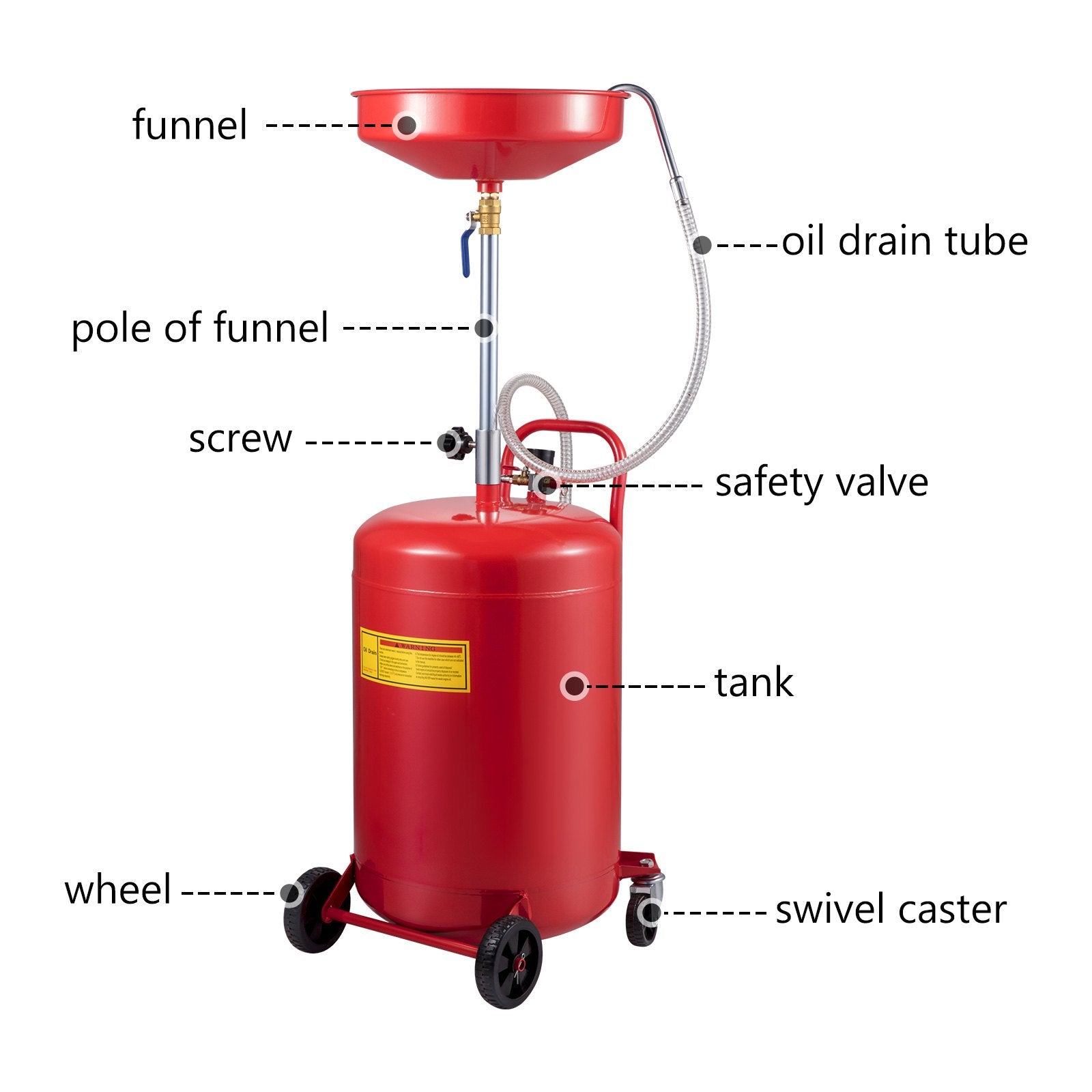 Alyvos surinkimo talpa VEVOR 917, 80 l
