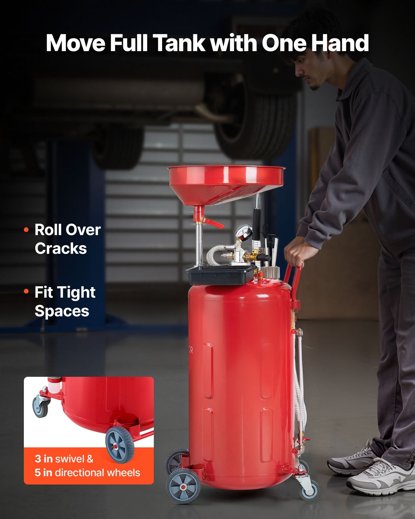 Alyvos surinkimo talpa VEVOR FF-6294, 79,5 l