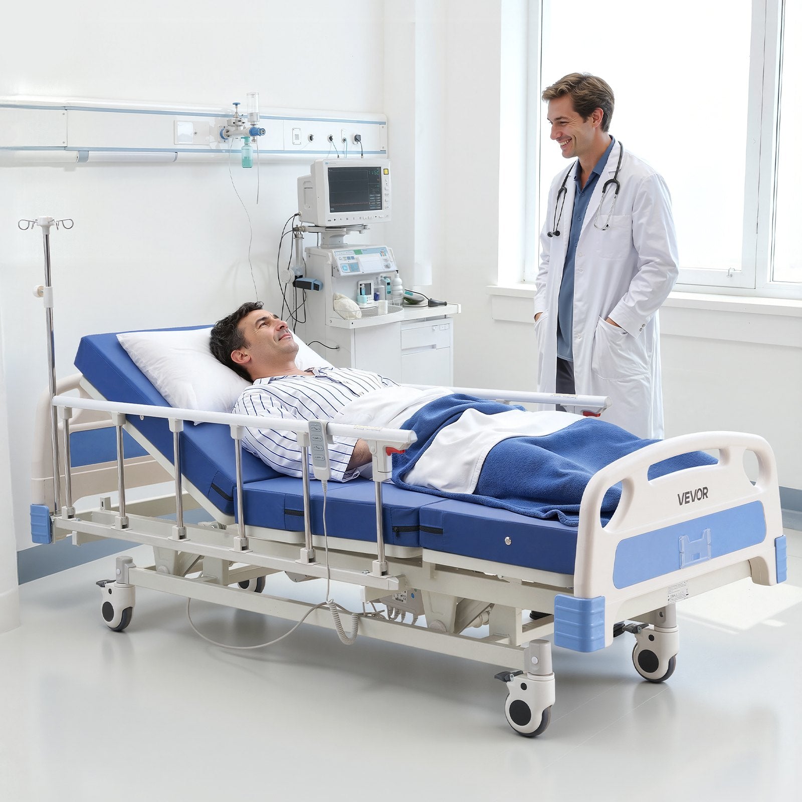 Elektrinė slaugos lova VEVOR YXZ-C3, 250 kg apkrova