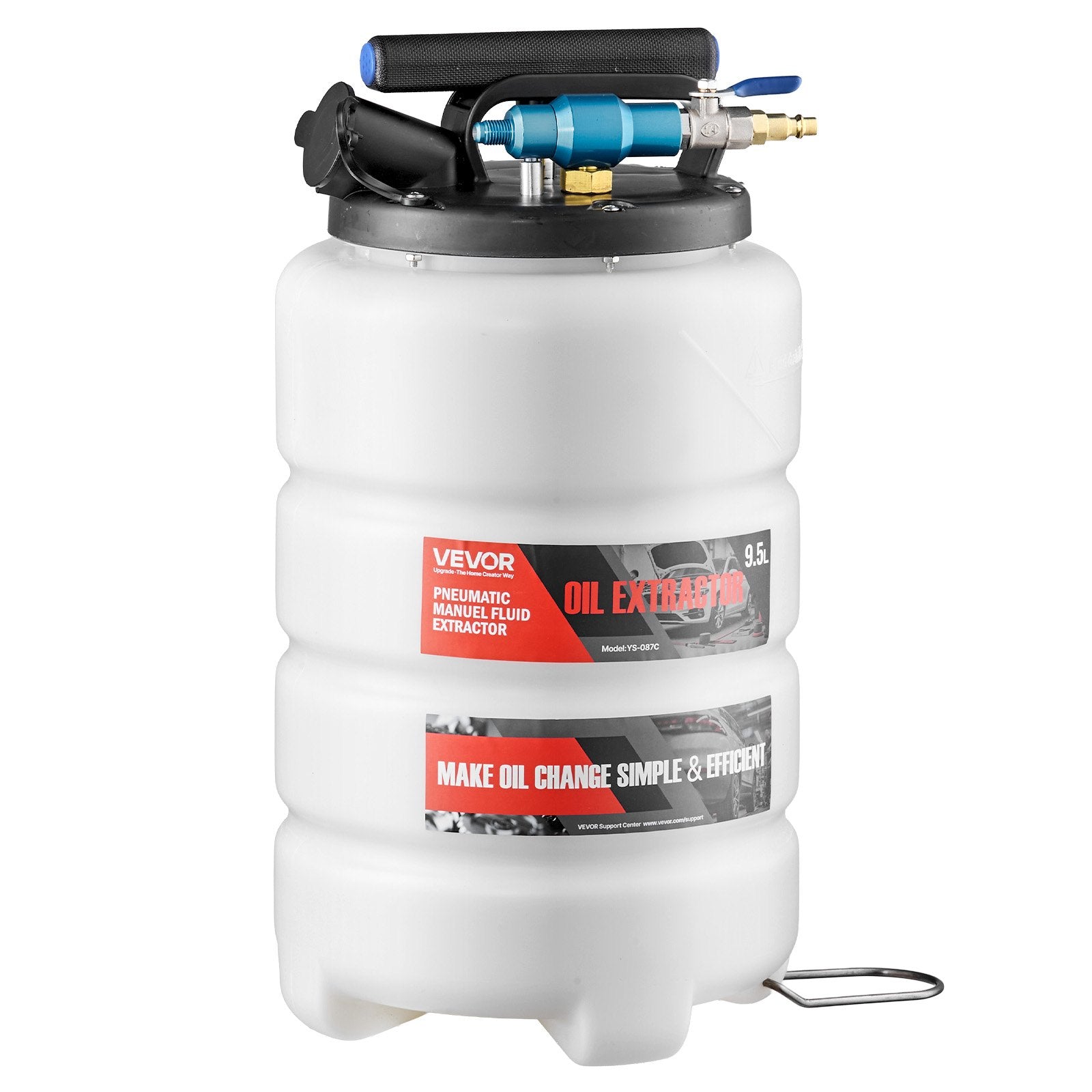 Skysčių išsiurbimo siurblys VEVOR YS-087C, 9,5 l talpa