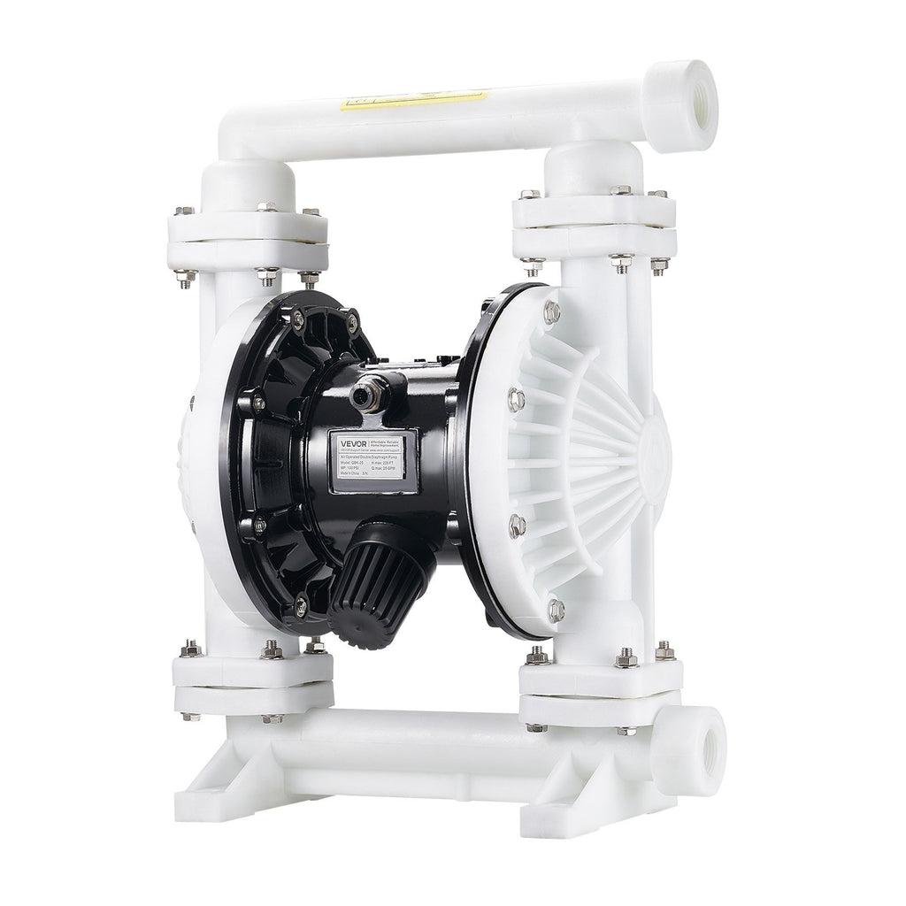 Pneumatinis dvigubos membranos siurblys VEVOR QBK-25, 95 l/min