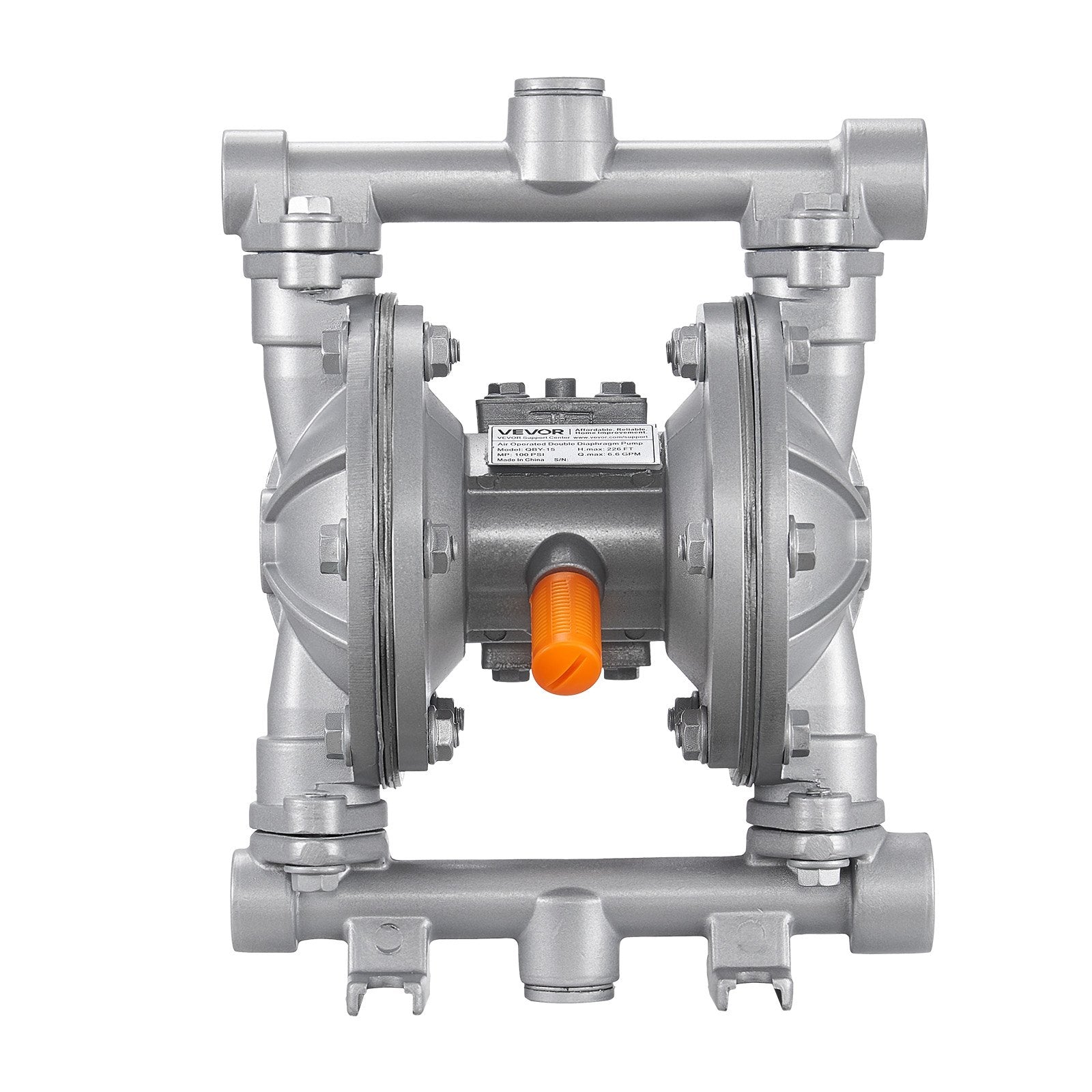 Pneumatinis dvigubos membranos siurblys VEVOR QBY-15, 25 l/min