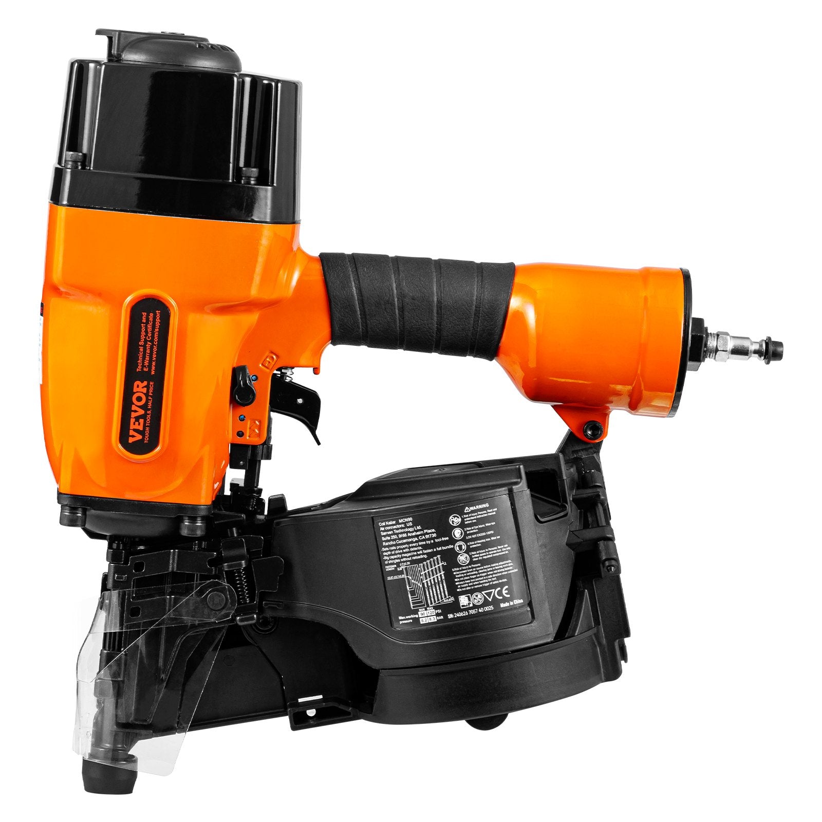 Pneumatinis vinių kalimo pistoletas VEVOR MCN90, 45–90 mm