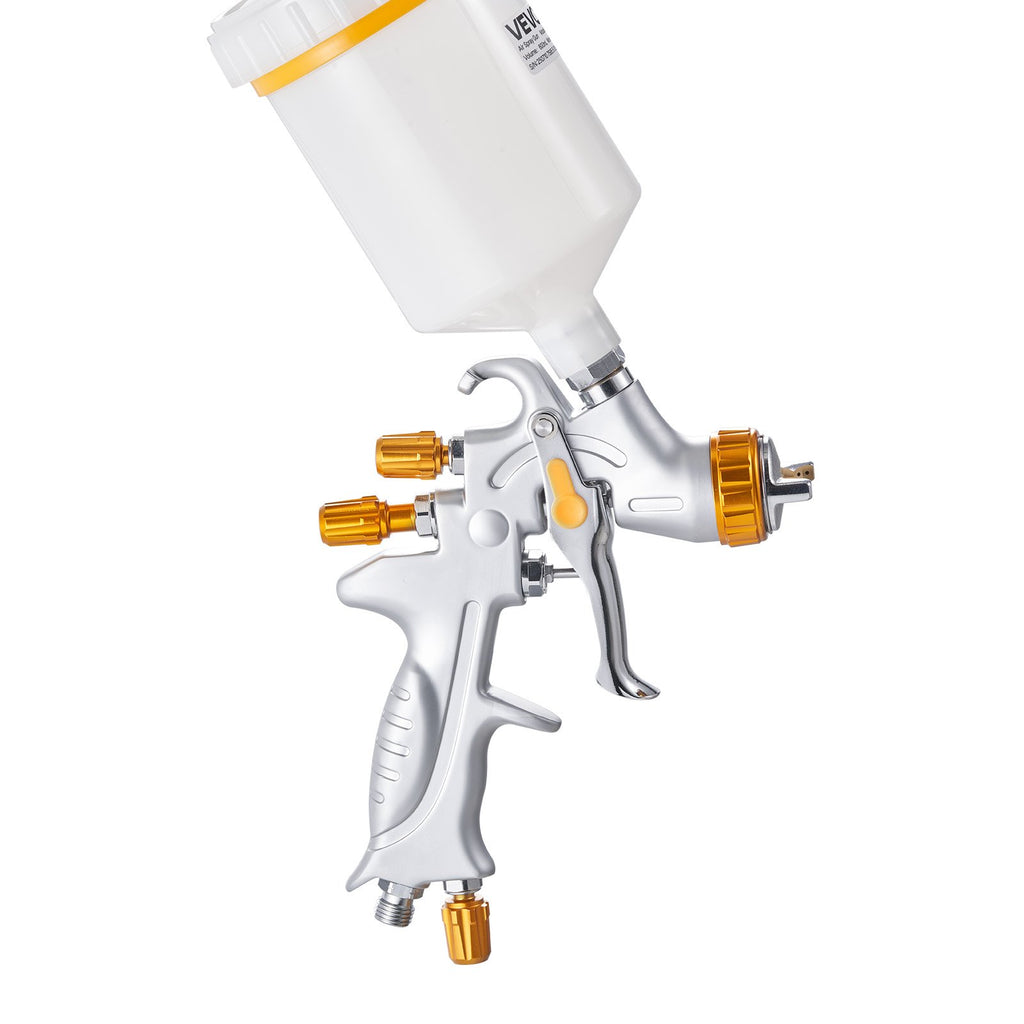 HVLP dažymo pistoletas VEVOR RF6000AG, 3 purkštukai (1.3/1.4/1.7 mm)