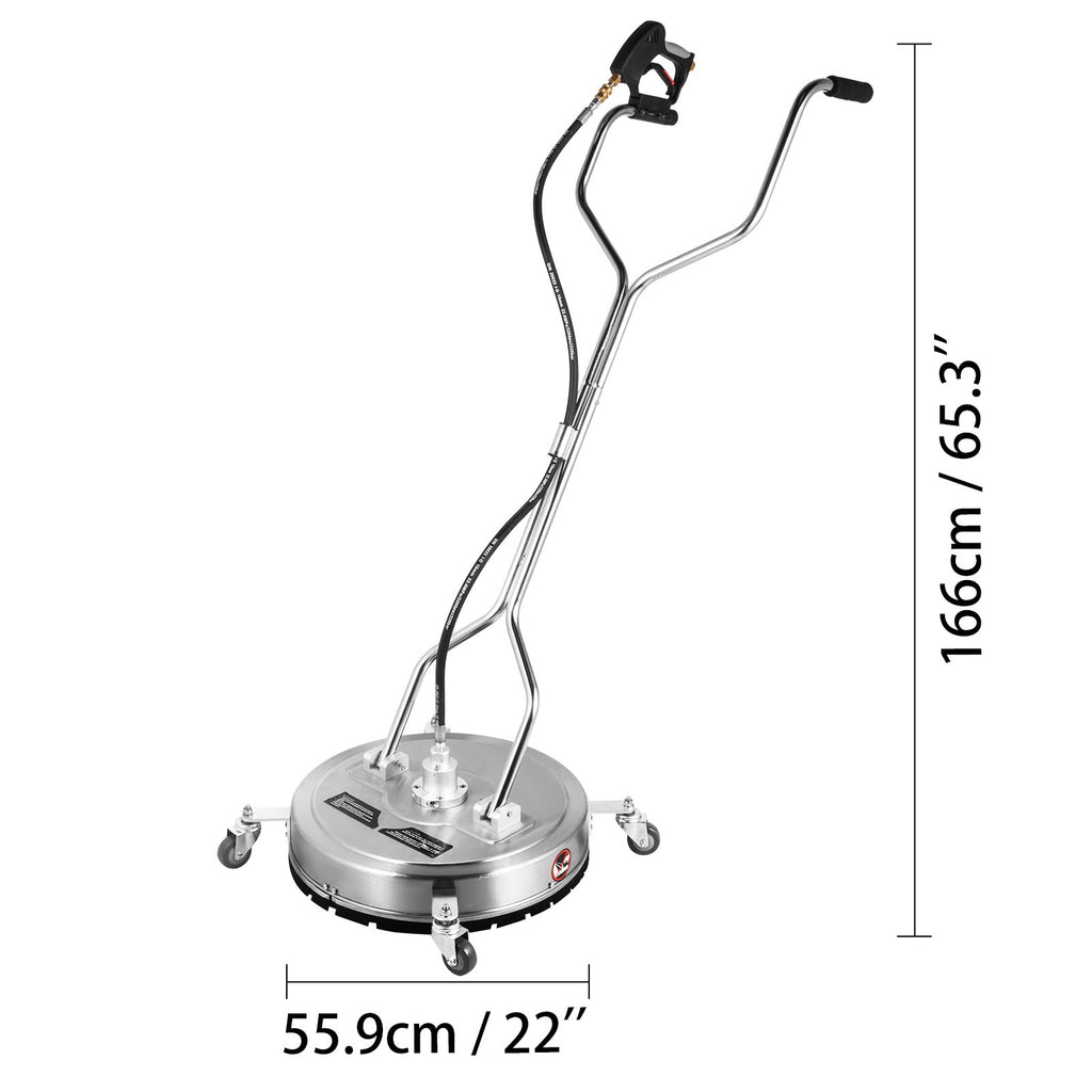 Paviršių valymo įrenginys VEVOR 22", 4000 PSI