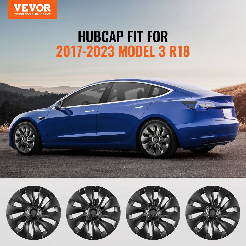 Ratlankių gaubtai VEVOR Tesla Model 3 (2017-2023), 18 colių