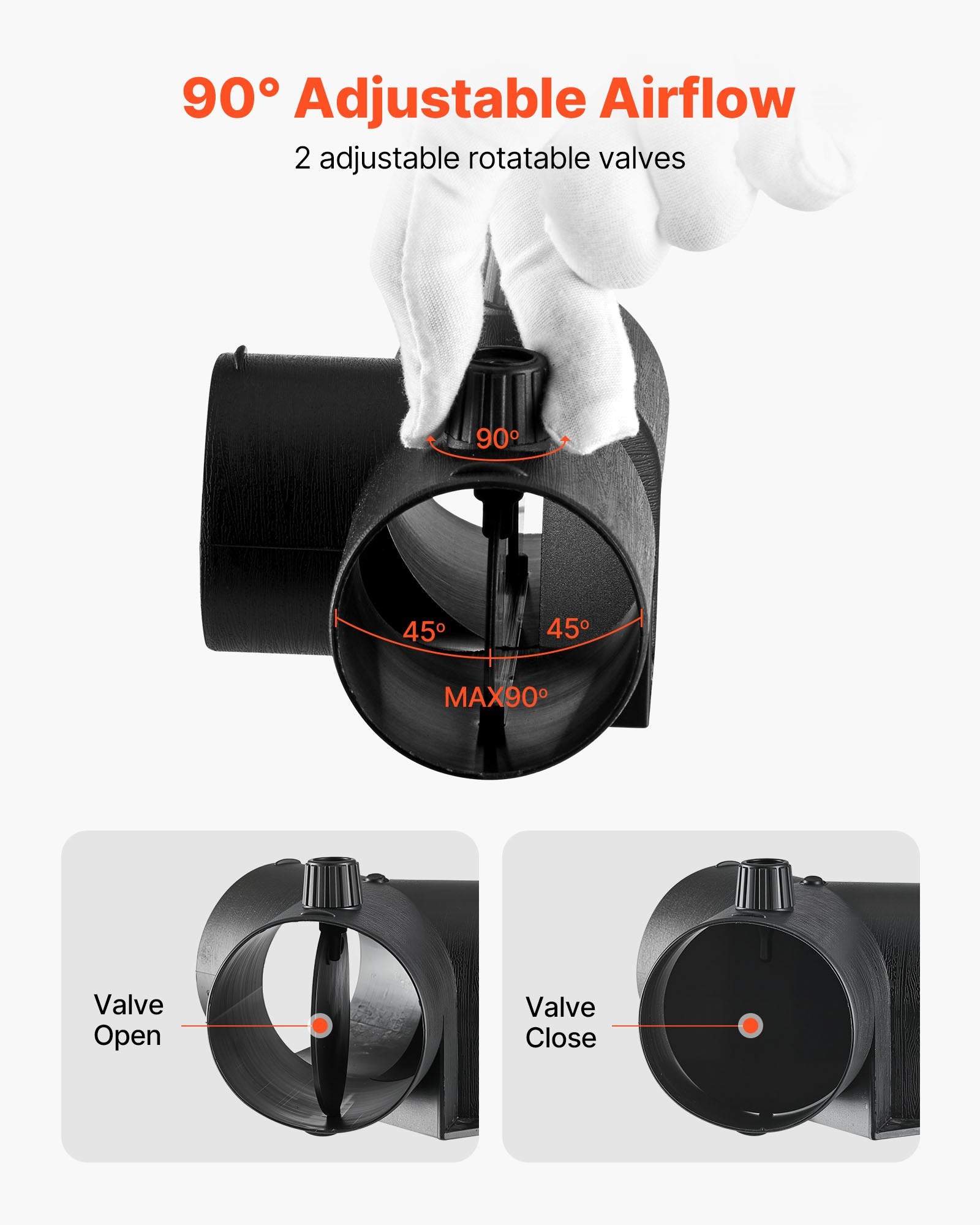 Dyzelinio šildytuvo ortakių jungtis VEVOR ZM3003, 59 mm