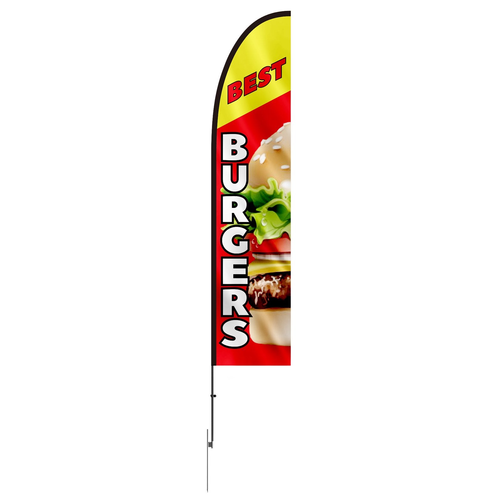 Reklaminė vėliava-plunksna VEVOR FLB-4.5-1C, 4,98 m aukščio