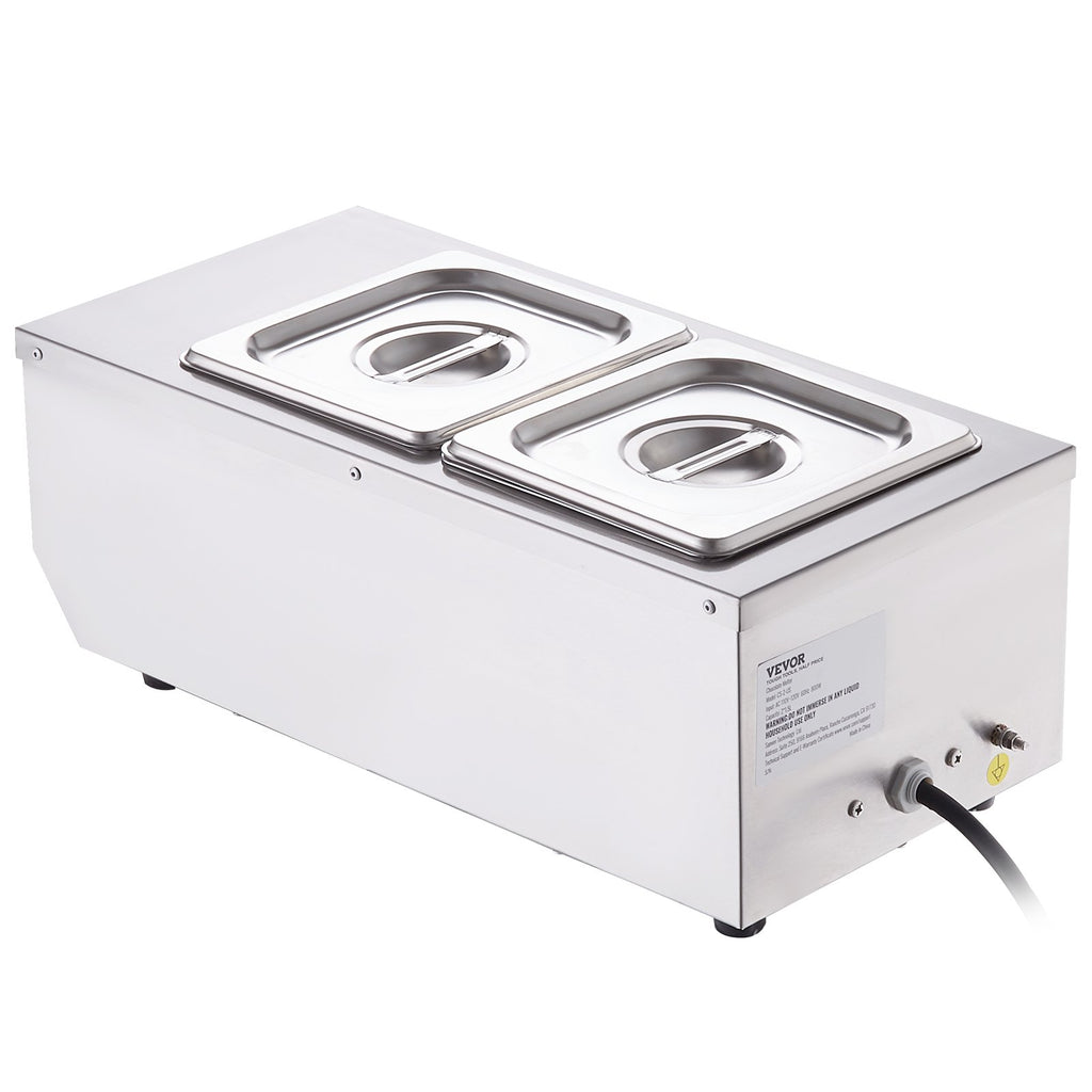 Šokolado lydymo ir temperavimo aparatas VEVOR CS-2, 2 talpos po 1,5 l