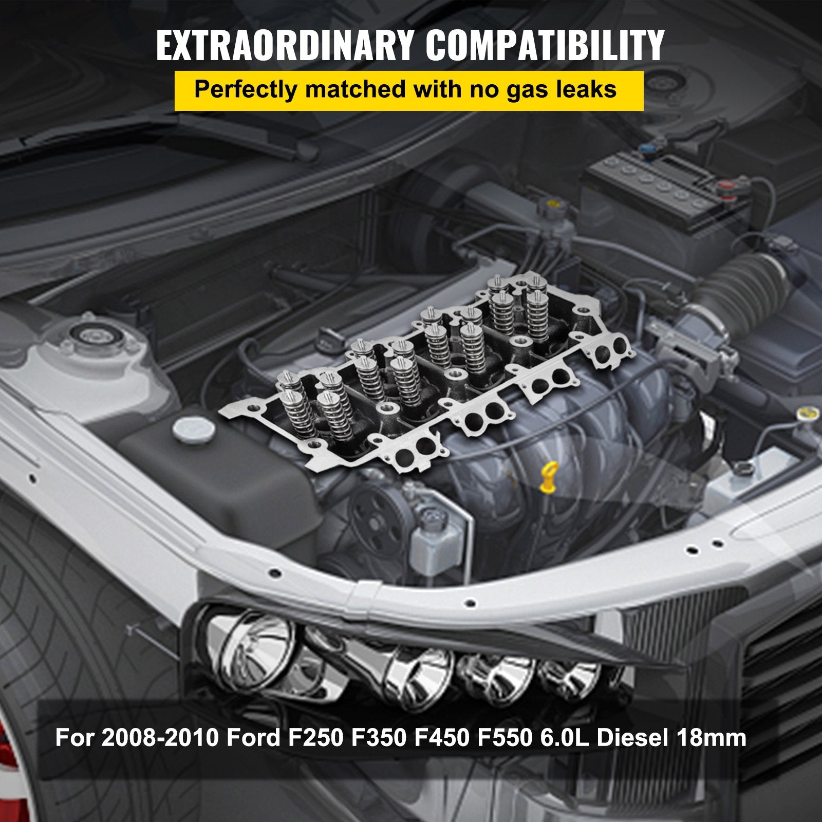 Variklio galvutė VEVOR Ford F250/F350/F450/F550, 6.4L V8 Diesel