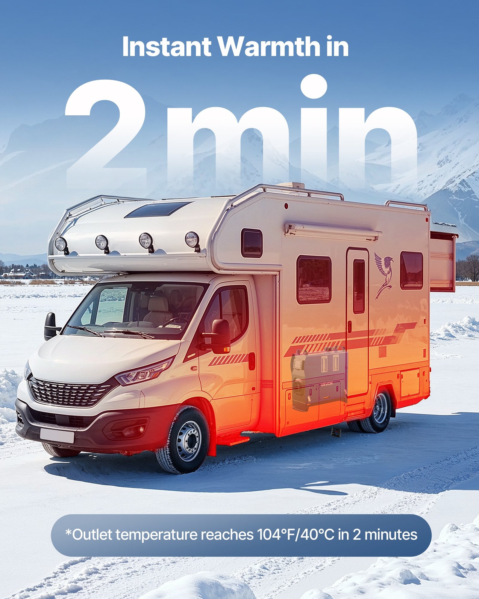 Dyzelinis šildytuvas VEVOR XMZ-L-D4, 5-8 kW