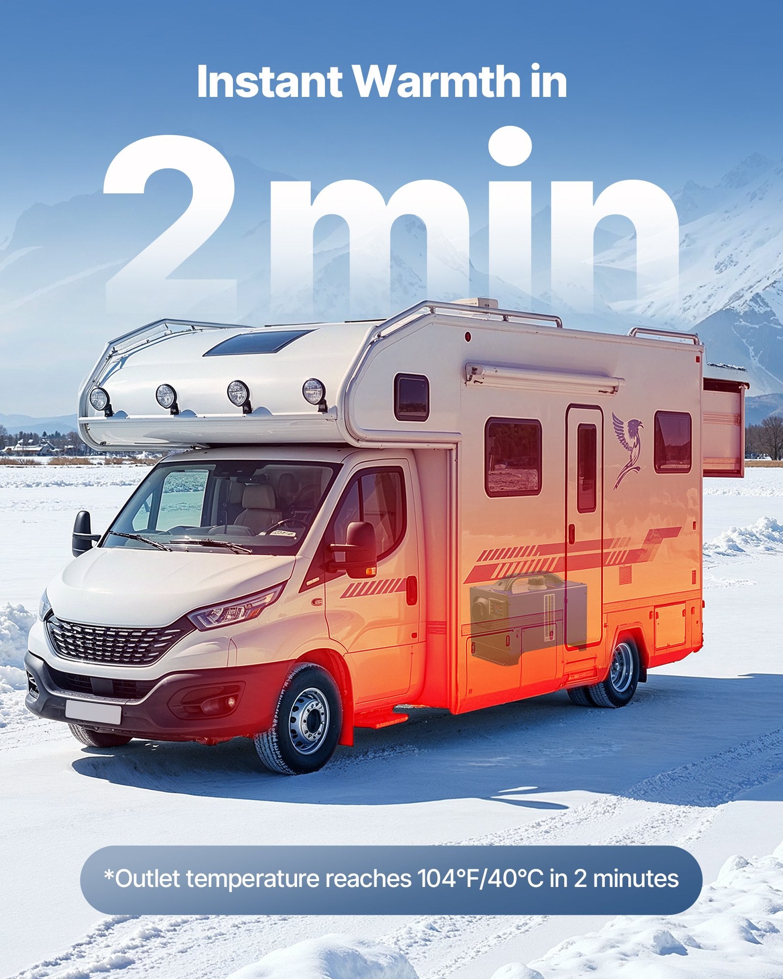 Dyzelinis oro šildytuvas VEVOR XMZ-W-D4, 5-8 kW