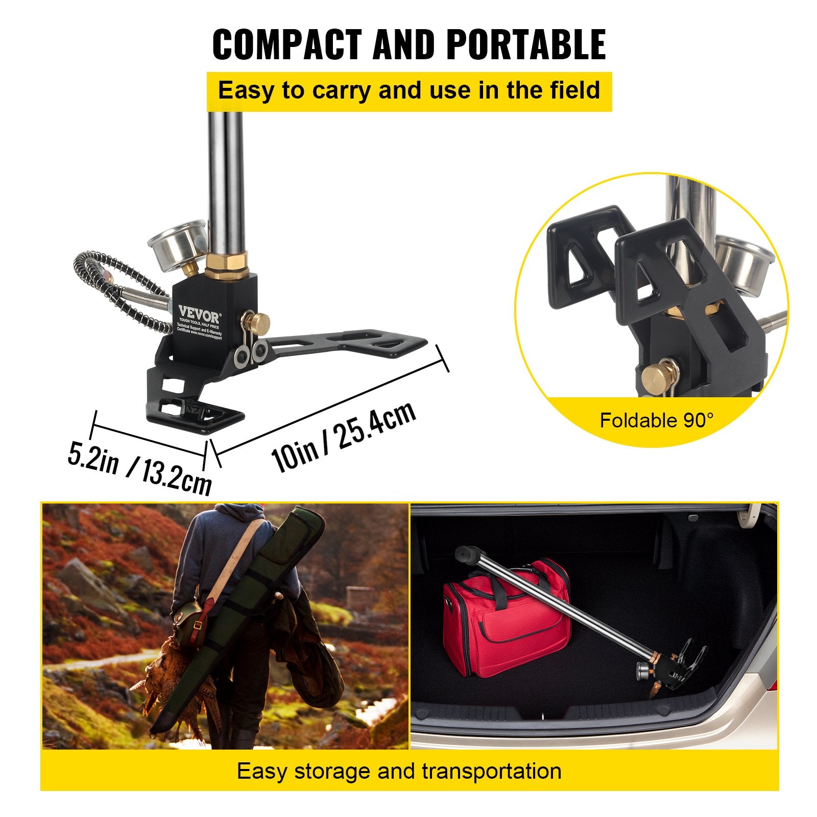 PCP aukšto slėgio pompa VEVOR 3-Stage, 4500 psi