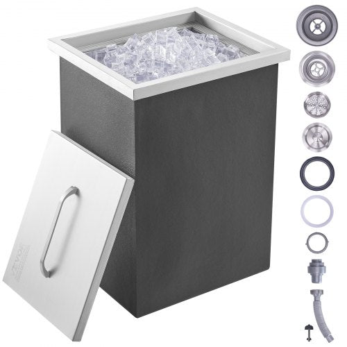 Įmontuojama ledo talpa VEVOR FG-SKU6, 25,3 l