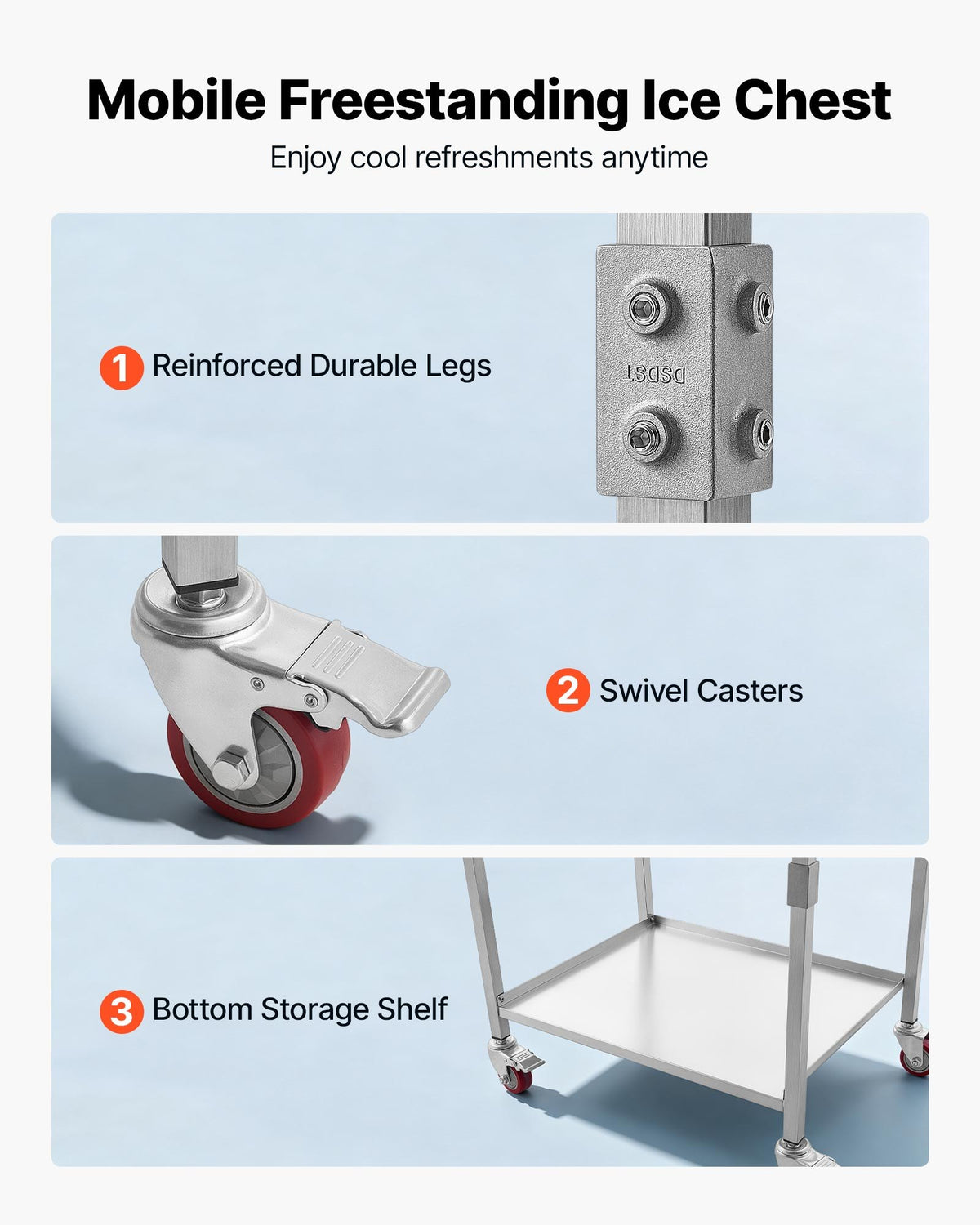Mobili gėrimų šaldymo dėžė VEVOR CIBSR2418C, 42,4 l