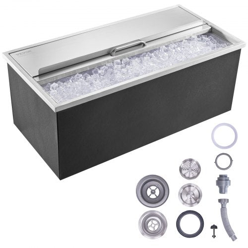 Įmontuojama ledo talpa VEVOR FG-SKU12, 95,6 l