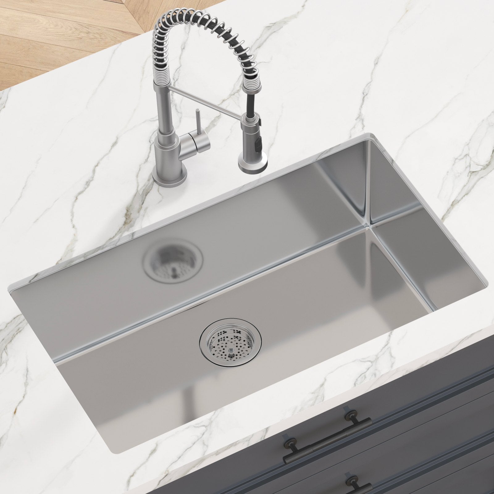 Virtuvinė plautuvė VEVOR KM-SC-2302-SKU9, 76 cm