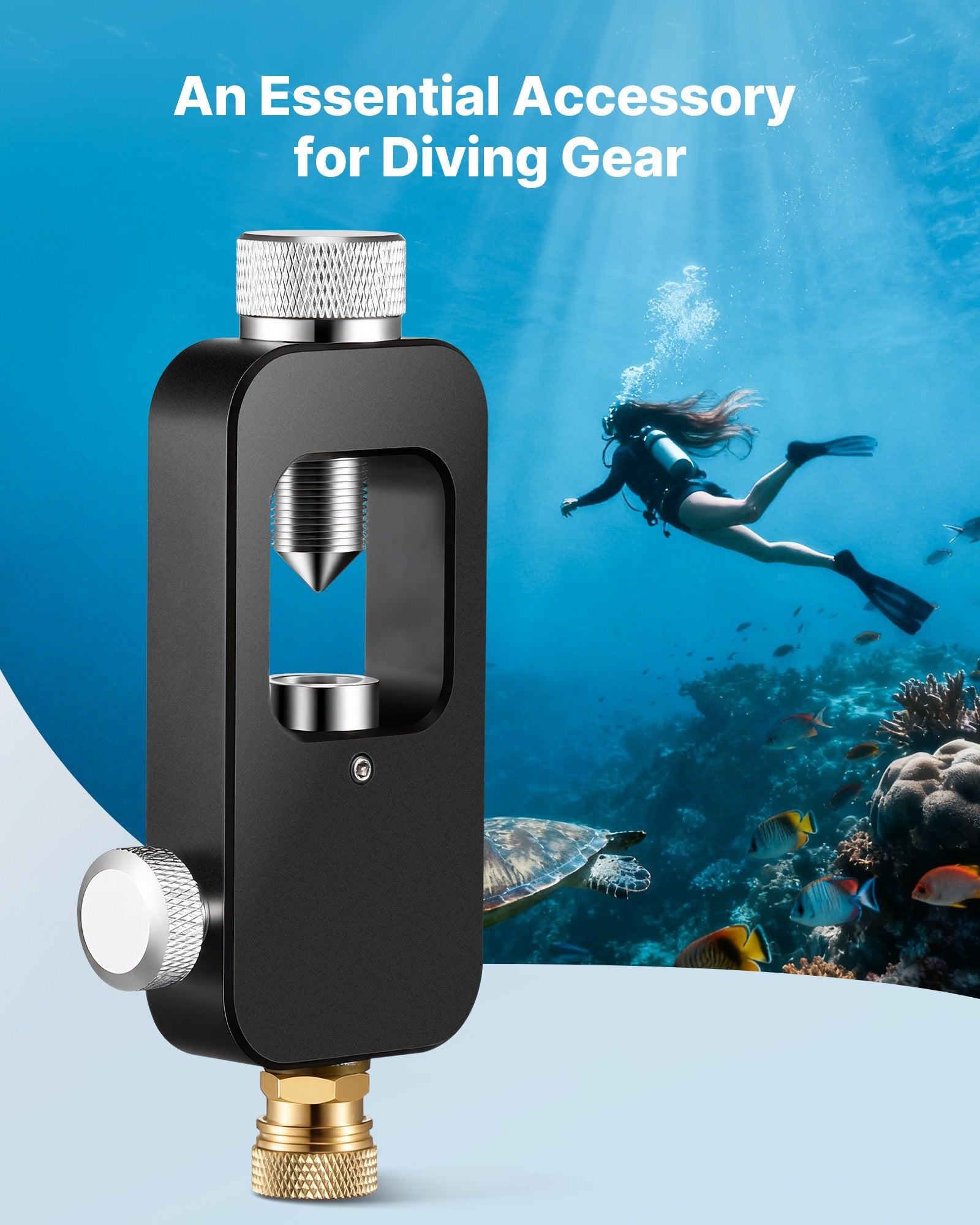 Nardymo balionų pildymo adapteris VEVOR S01, 8 mm jungtis