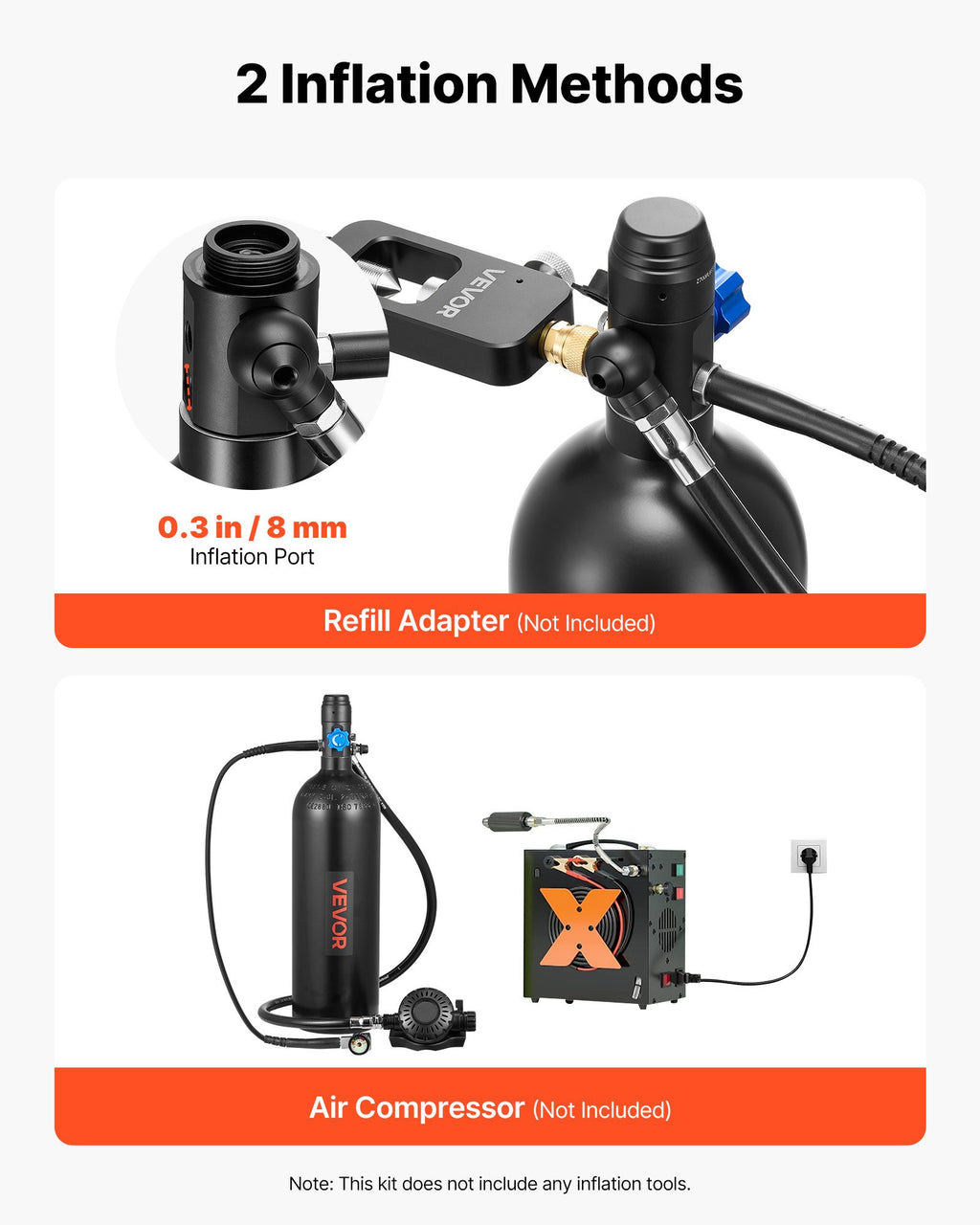 Mini nardymo balionas VEVOR S700PLUS-EU, 2 l talpos