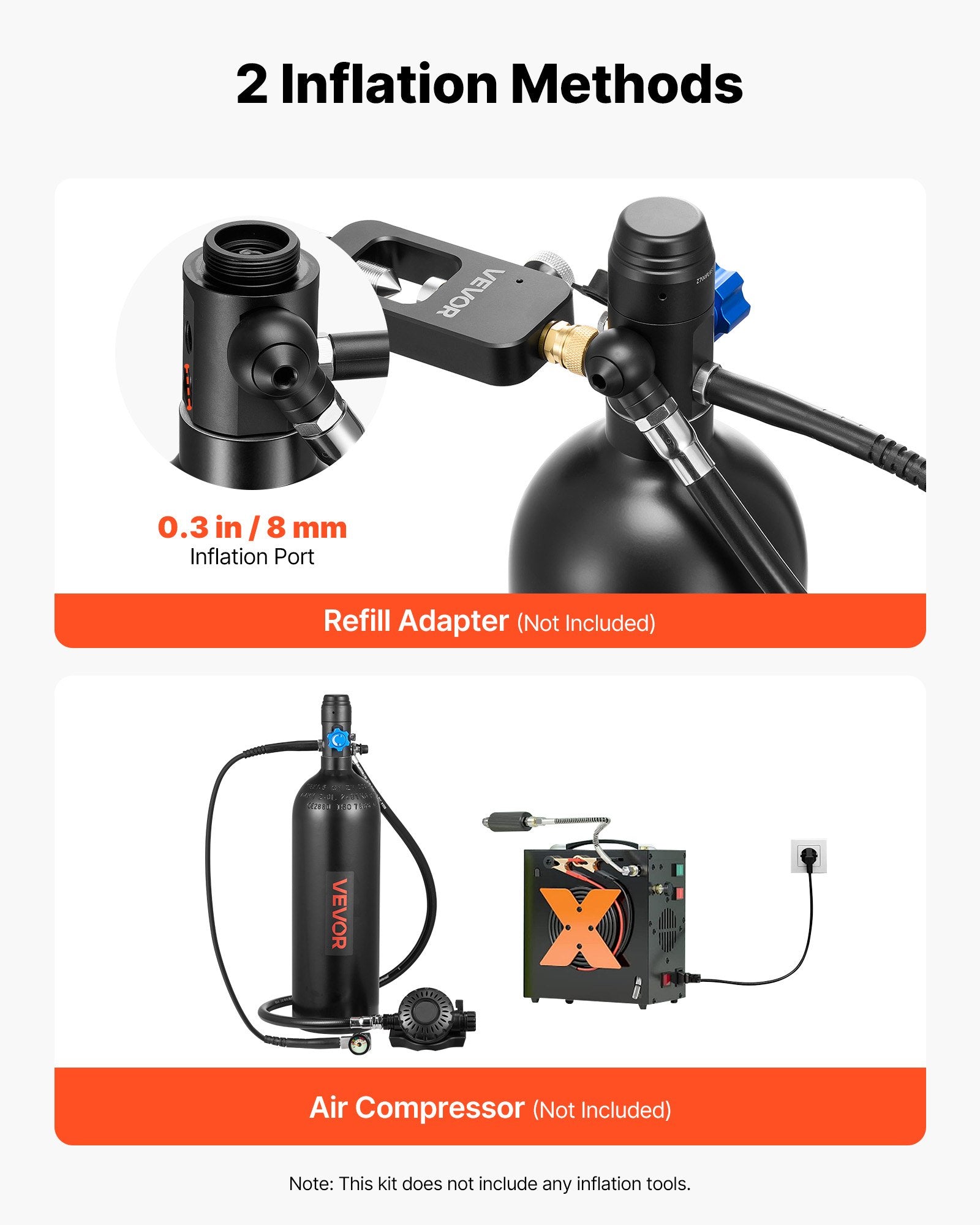 Mini nardymo balionas VEVOR S700PLUS-EU, 2 l talpos