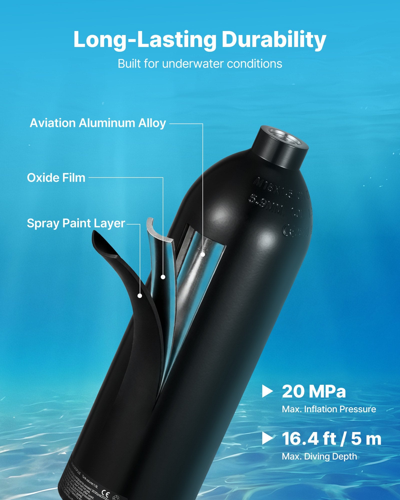 Mini nardymo balionas VEVOR S400PLUS-1, 1 l talpa