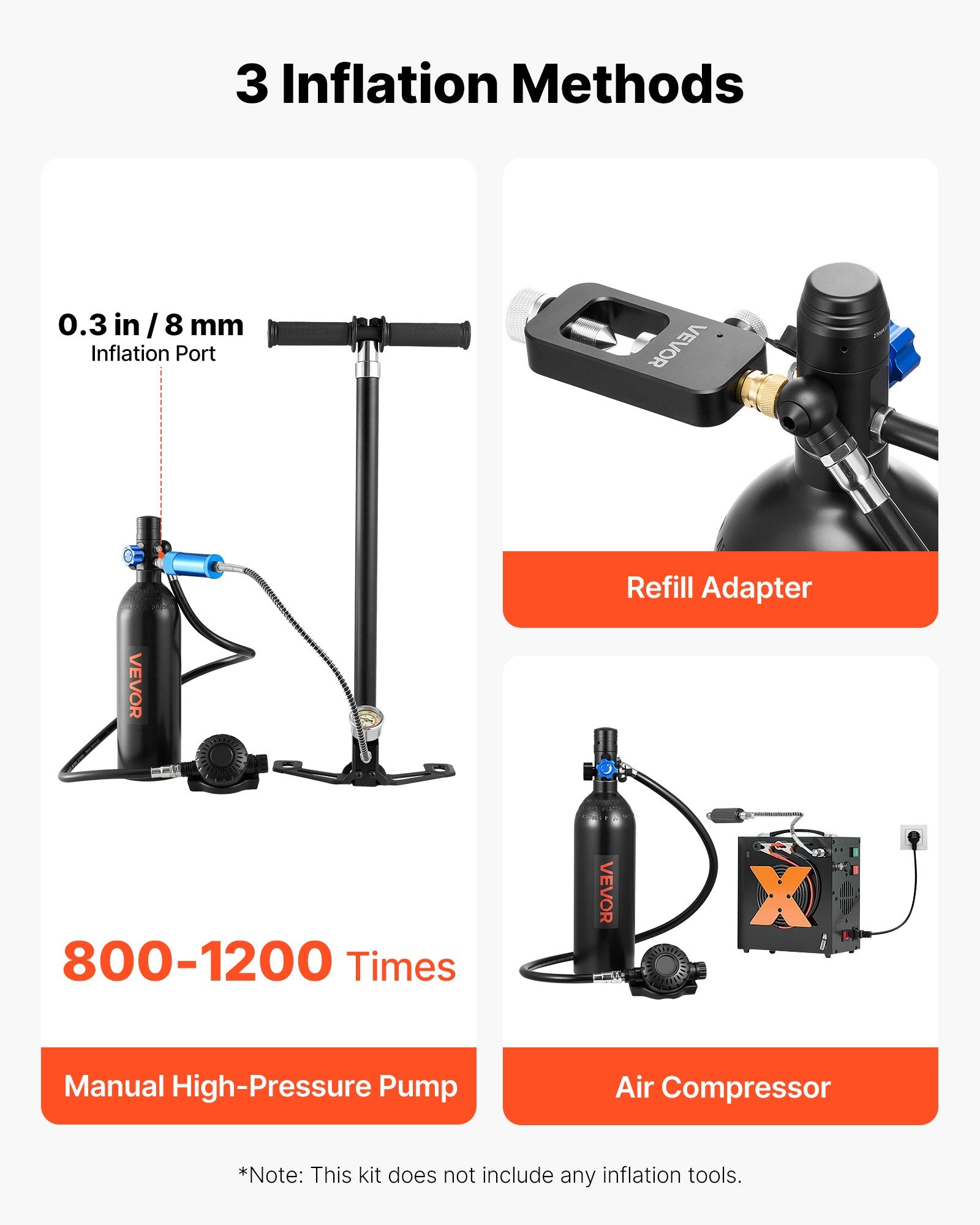 Mini nardymo balionas VEVOR S400PLUS-1, 1 l talpa