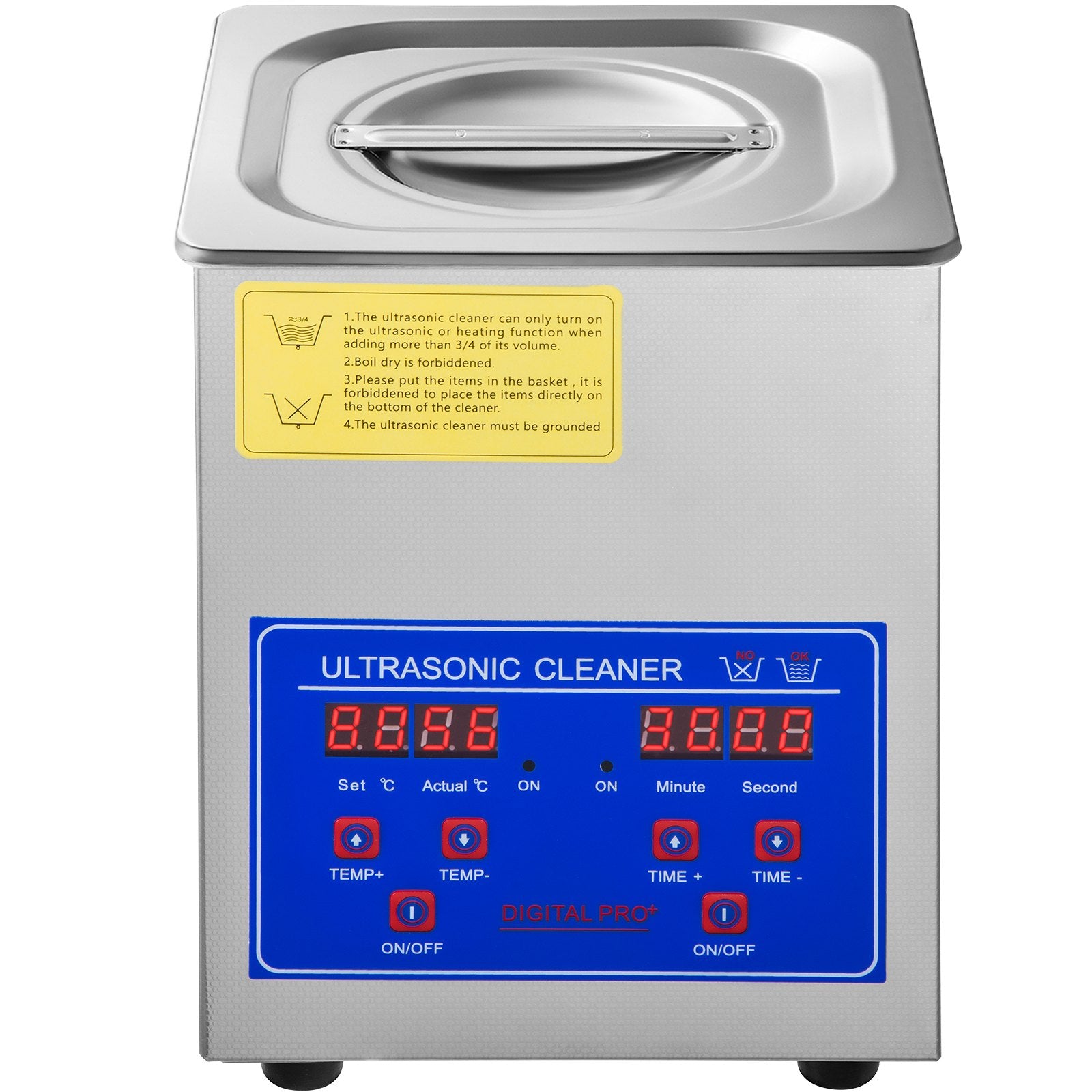 Ultragarsinė valyklė VEVOR 60W, 1,3 l