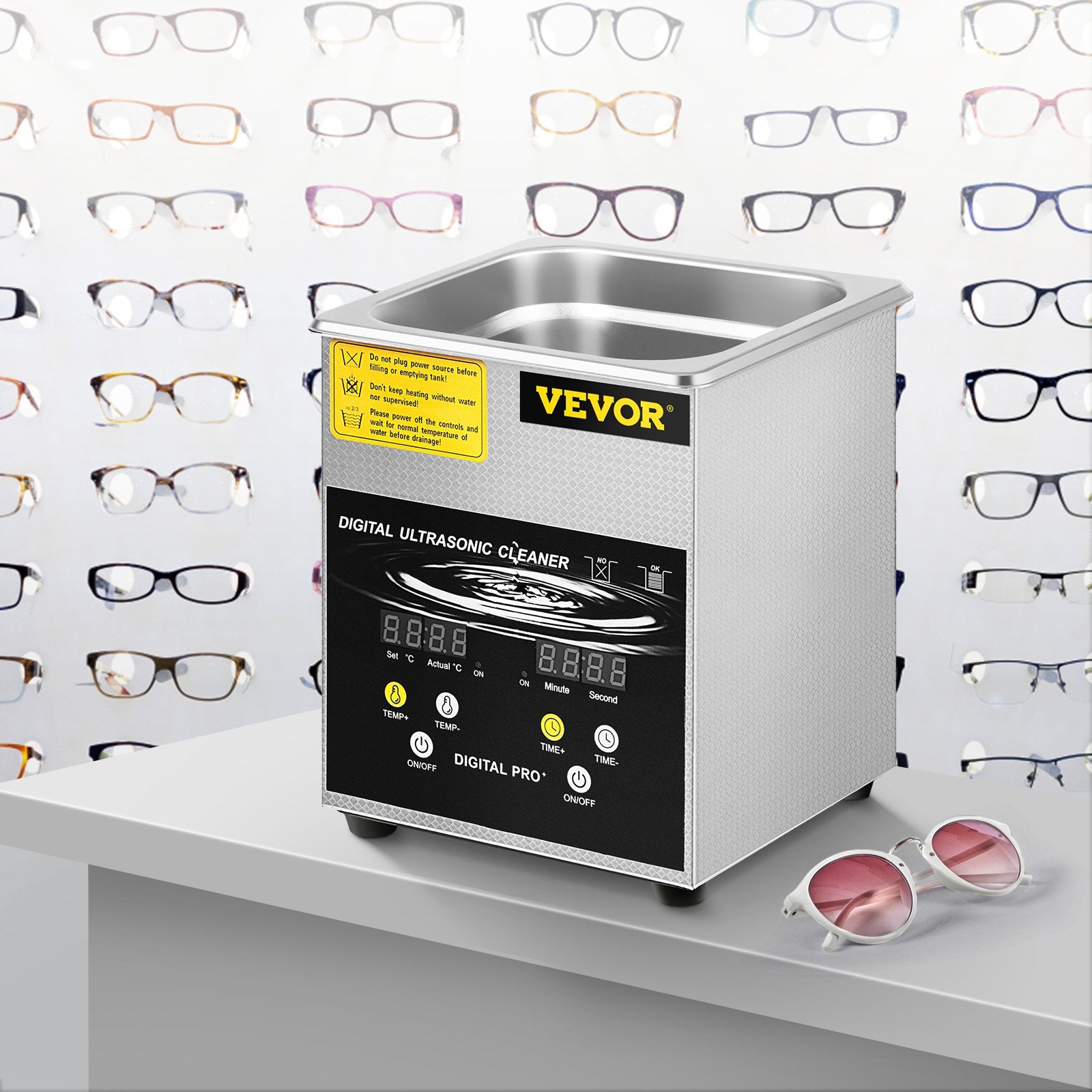 Ultragarso valytuvas VEVOR MH-010S, 2 l talpa