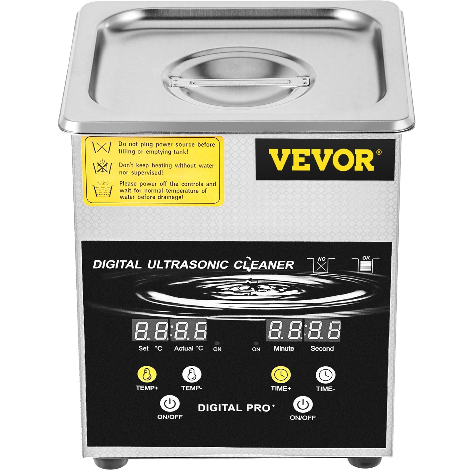 Ultragarso valytuvas VEVOR MH-010S, 2 l talpa