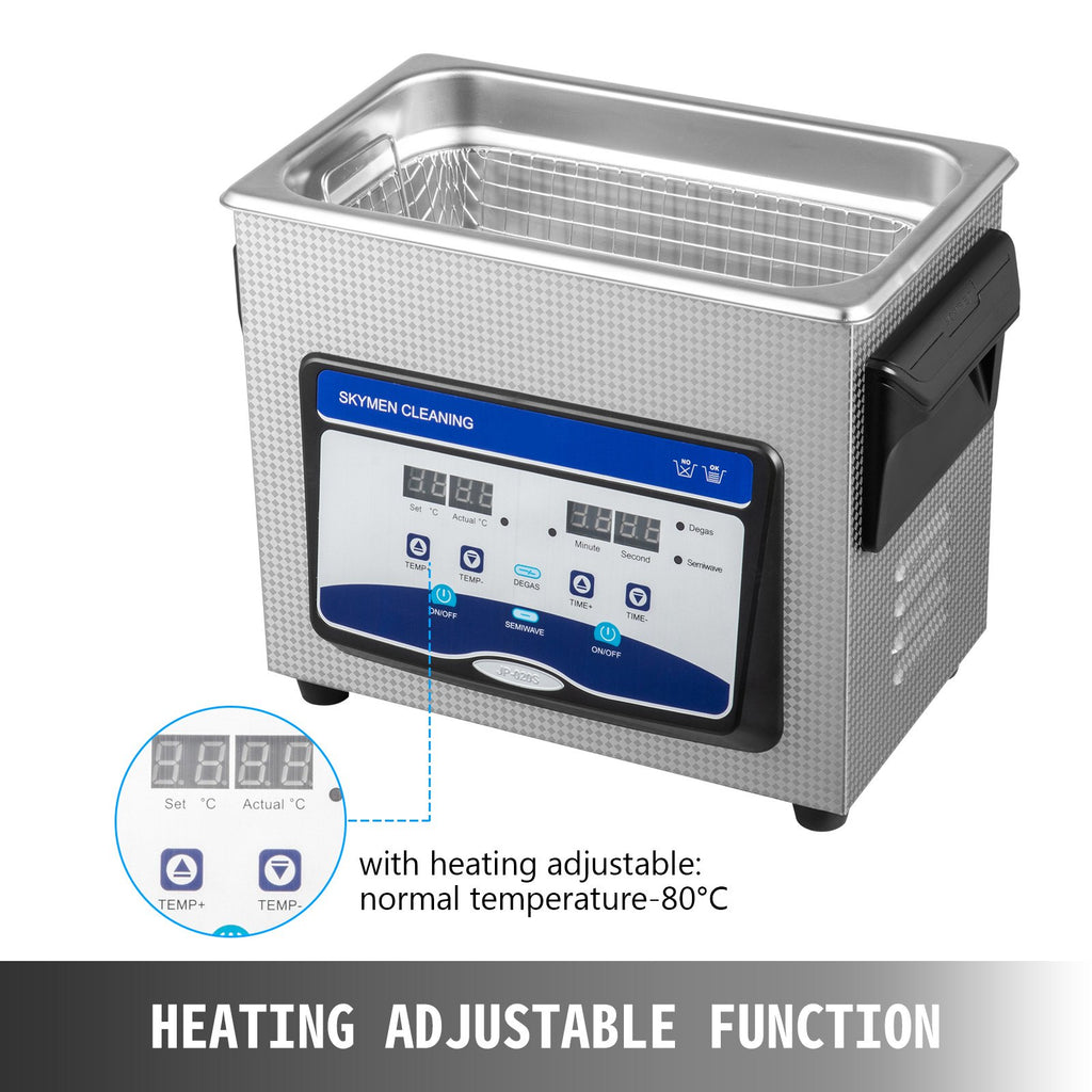 Ultragarsinė valyklė VEVOR 3.2L, 120W