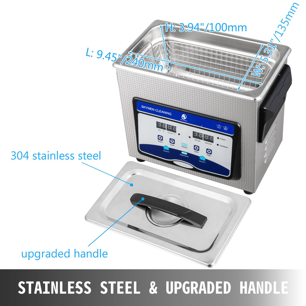 Ultragarsinė valyklė VEVOR 3.2L, 120W