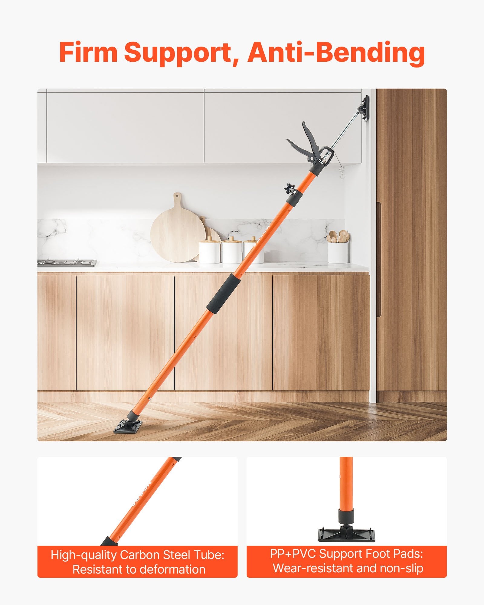 Teleskopinis atraminis strypas VEVOR JF-ZCG003-4114, 116–290 cm